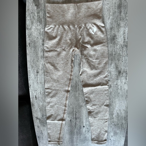 Women’s Best Move Seamless Leggings Brown Grey Marl Size Medium - Picture 1 of 2